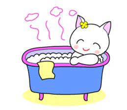 Cute everyday cat sticker #7009902