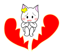 Cute everyday cat sticker #7009903