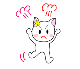 Cute everyday cat sticker #7009906