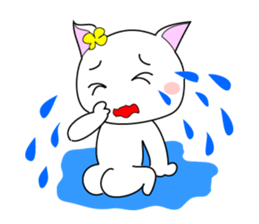 Cute everyday cat sticker #7009907