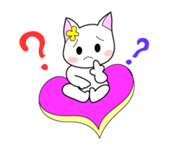 Cute everyday cat sticker #7009909