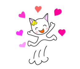 Cute everyday cat sticker #7009913