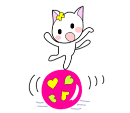 Cute everyday cat sticker #7009915