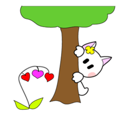 Cute everyday cat sticker #7009920