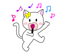 Cute everyday cat sticker #7009921