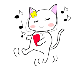 Cute everyday cat sticker #7009927