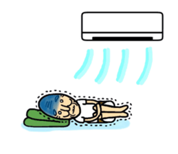 Shaved grandfather2 sticker #7009993