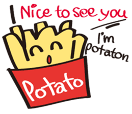 Burger Kun Thanks Set (English edition) sticker #7010129