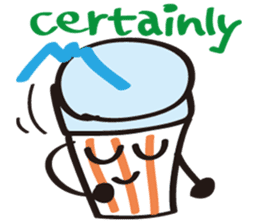 Burger Kun Thanks Set (English edition) sticker #7010130