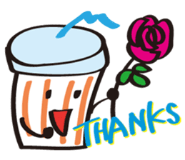 Burger Kun Thanks Set (English edition) sticker #7010136