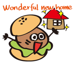 Burger Kun Thanks Set (English edition) sticker #7010142