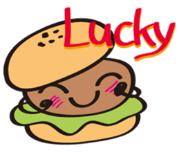 Burger Kun Thanks Set (English edition) sticker #7010148