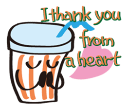 Burger Kun Thanks Set (English edition) sticker #7010154