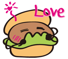 Burger Kun Thanks Set (English edition) sticker #7010162