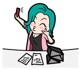 NannNy's work life sticker #7010470