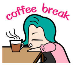 NannNy's work life sticker #7010485