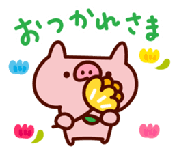 mamebuta no mainichi sticker #7010593