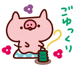 mamebuta no mainichi sticker #7010594