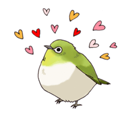 Birds live at their own pace 3. sticker #7011107