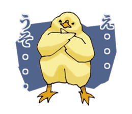 Birds live at their own pace 3. sticker #7011116