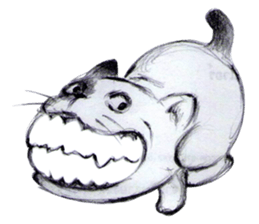 Cute Cat Club sticker #7011292