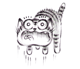 Cute Cat Club sticker #7011298