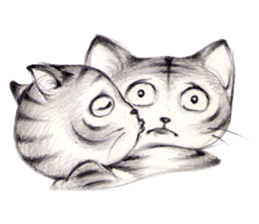 Cute Cat Club sticker #7011305