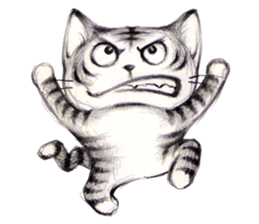 Cute Cat Club sticker #7011306