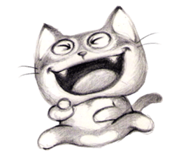 Cute Cat Club sticker #7011308