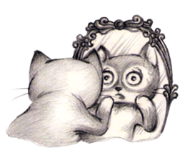 Cute Cat Club sticker #7011310