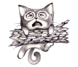 Cute Cat Club sticker #7011316