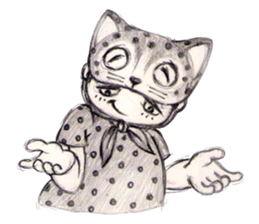 Cute Cat Club sticker #7011326