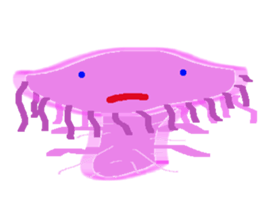 Jellyfish friends sticker #7011404