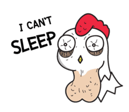 Katak : the white chicken (Eng) sticker #7011452