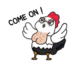 Katak : the white chicken (Eng) sticker #7011472