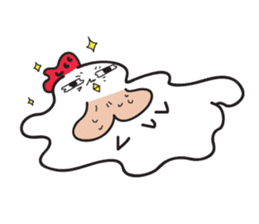 Katak : the white chicken (Eng) sticker #7011474