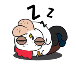 Katak : the white chicken (Eng) sticker #7011478