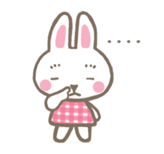 Pinky of rabbit & friends (English) sticker #7011903