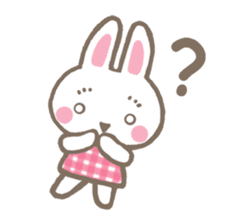 Pinky of rabbit & friends (English) sticker #7011910