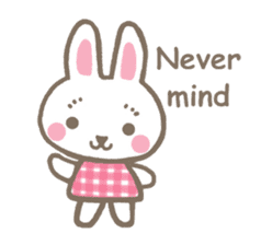 Pinky of rabbit & friends (English) sticker #7011921
