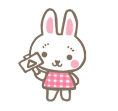 Pinky of rabbit & friends (English) sticker #7011927