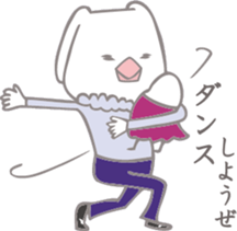 Sweetie birdie rabbit 3 sticker #7012123