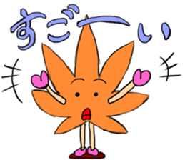 Fall of dwarf sticker #7012168