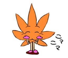 Fall of dwarf sticker #7012171