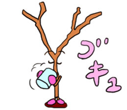 Fall of dwarf sticker #7012180