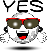 Golf of meeting sticker #7012676