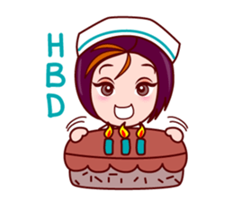 Gigi To Be Nurse sticker #7012765