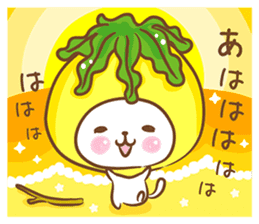 Lemon cat squash 2 sticker #7013071