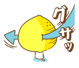 Lemon cat squash 2 sticker #7013078