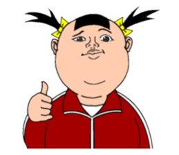 playful mitchan sticker #7013409